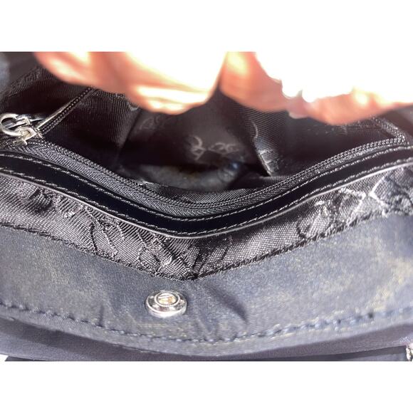 BCBGENERATION Black Quilted Chain Shoulder Strap Women's Handbag Bag - Picture 9 of 12